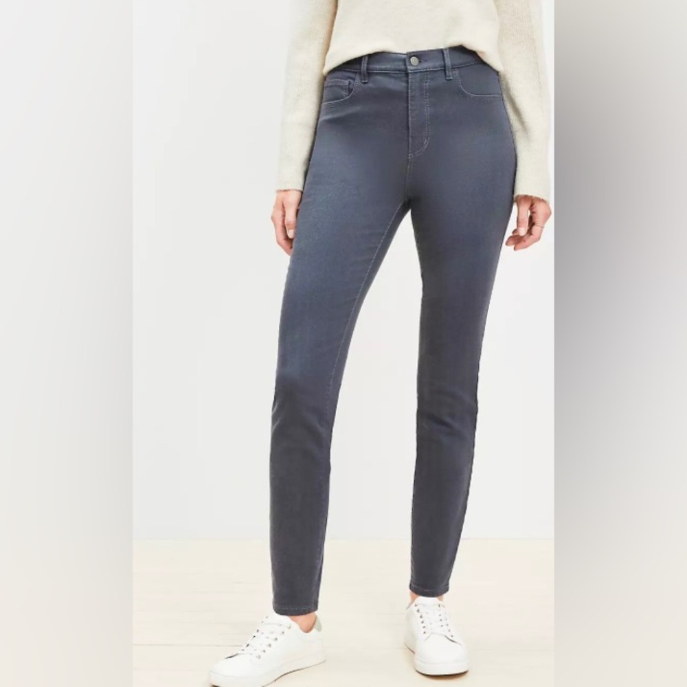 LOFT Women's Charcoal Skinny Jeans